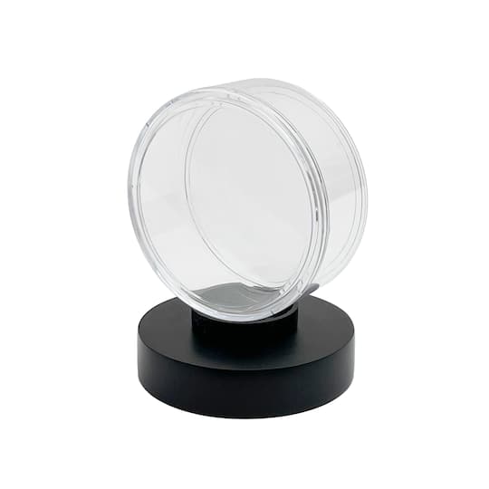 hockey puck and card display case Puck and Card Holder